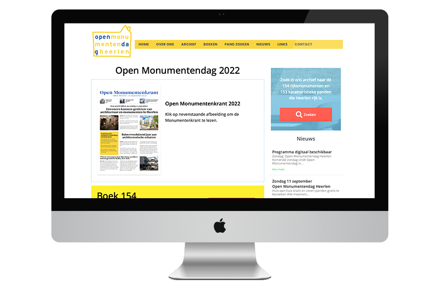 Stichting Open Monumentendag Heerlen website